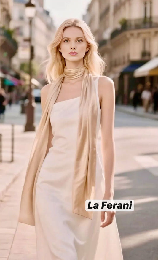 Seidenschal Eleganz Damen Stil in Venedig