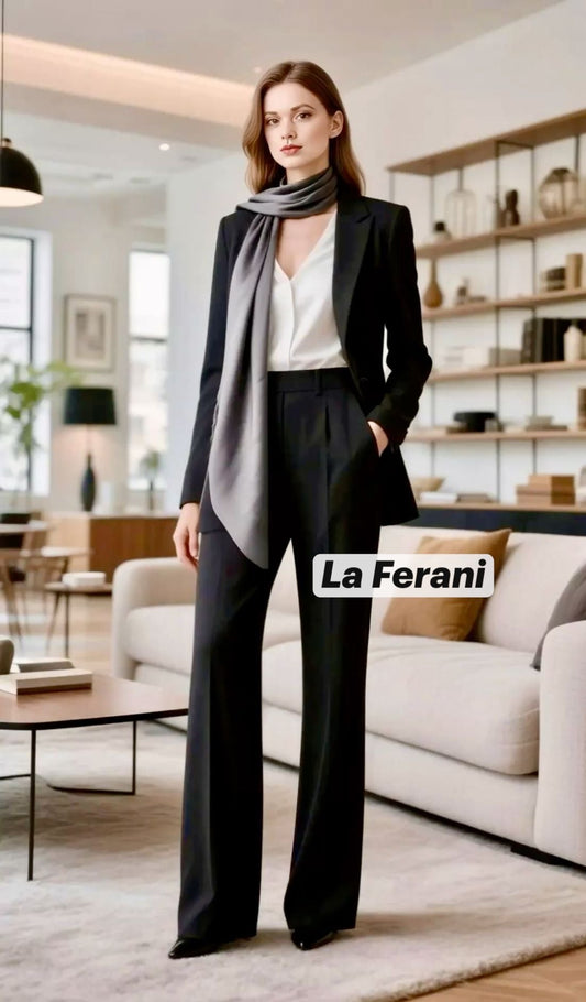 La Ferani Venedig Seidenschal Outfit inspo