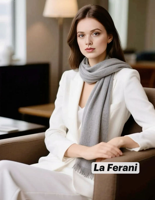 La Ferani KaschmirschalDqmen dünn Herbst Winter Stil