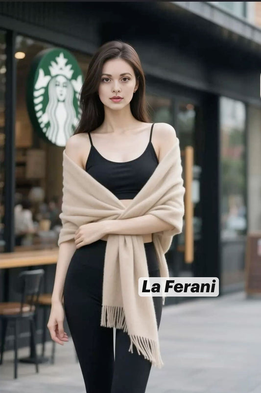 La Ferani Herbst Winter dünn Kaschmir Schal