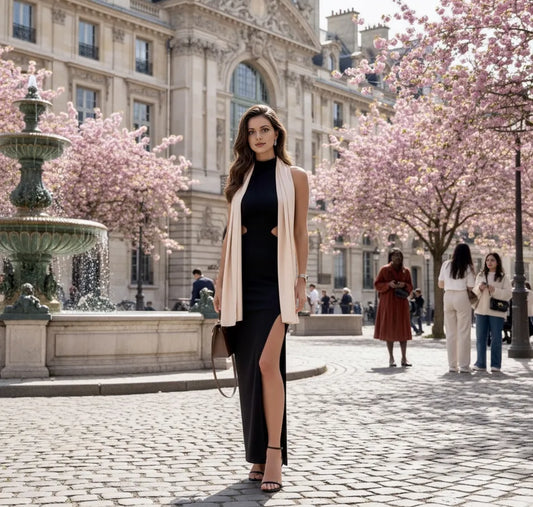 Seidenschal Creme Damen Outfit inspo Herbst