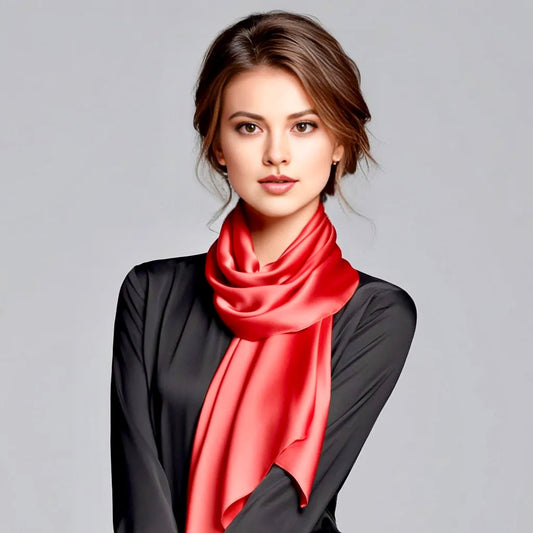 Das Geheimnis des fernen Ostens: Der 100% Seidenschal für Damen