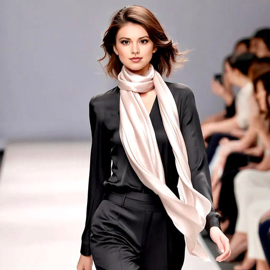 Zeitlose Eleganz: Der 100% Seidenschal für Damen – Ihr stilvoller Begleiter für formelle Anlässe 2025