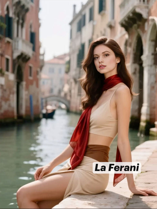 La Ferani Seidenschal trifft Venedig