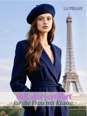 Basken Barrett Kaschmir Mütze Paris Stil