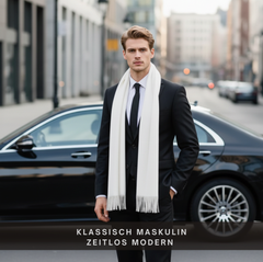 Herrenschal Kaschmirschal 100% dünn extra geschmeidig S2