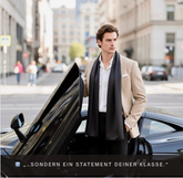 Herren 100% Seidenschal 180x90 N192