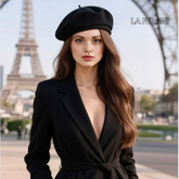 Basken Barrett Kaschmir Mütze Paris Stil