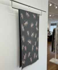 Kaschmirschal 185x65 Damen klassisch Stil grau rosa B21