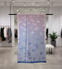 Kaschmirschal 185x65 Damen Lila Rosa Stil B30