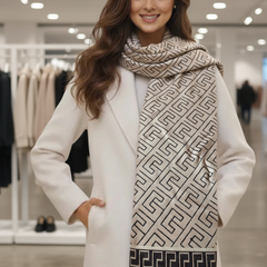 Kaschmirschal 185x65 Damen Beige Classic Style Beige B32