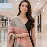 Kaschmirschal 185x65 Damen klassisch Rosa B7