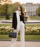 100% Kaschmirschal Damen 200x75 dünn extra geschmeidig elegant seidig S2