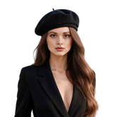 Basken Barrett Kaschmir Mütze Paris Stil