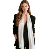 100% Seidenschal Damen 180x90 Halstuch stilvoll elegant N192