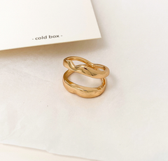 Silk Scarf ring Gold slide holder pin Accessory Jewelry R9