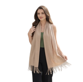 100% Kaschmirschal Damen 200x75 dünn extra geschmeidig elegant seidig S2