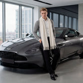 Herrenschal Kaschmirschal 100% dünn extra geschmeidig S2