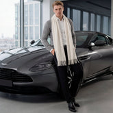 Herrenschal Kaschmirschal 100% dünn extra geschmeidig S2