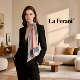 180x90 Rosa Seidenschal N240