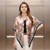 90x90 Seidentuch rosa klassisch N299