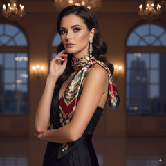 90x90 grün rot klassisch Stil N84