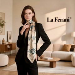 180x90 Seidenschal Van Gogh Beige N94