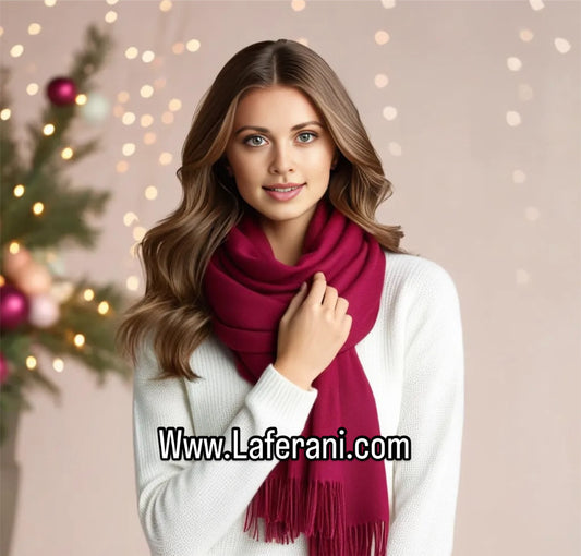 Verbessern Sie Ihren Winterstil: So stylen Sie einen Kaschmirschal für Frauen perfekt