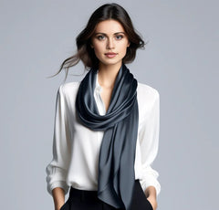 100% Seide Halstuch Damen N192