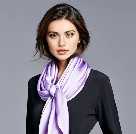 90x90 Silk Scarf Blue Shawl Business Style Bandana Neck Stole Foulard formal events 8 colours NB1
