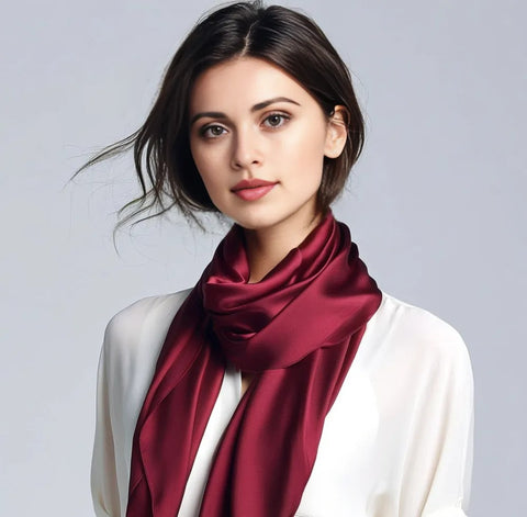 90x90 Silk Scarf Blue Shawl Business Style Bandana Neck Stole Foulard formal events 8 colours NB1