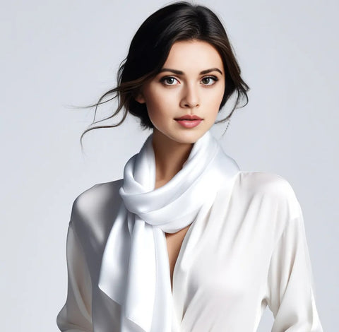 90x90 Silk Scarf Blue Shawl Business Style Bandana Neck Stole Foulard formal events 8 colours NB1