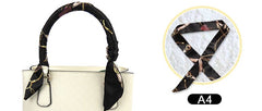 Silk Scarf Purse Hand Bag Accessory 100x5cm tie belt wrist