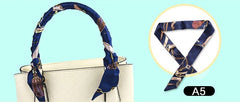 Silk Scarf Purse Hand Bag Accessory 100x5cm tie belt wrist
