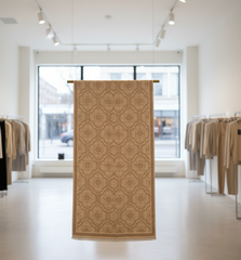 Kaschmirschal 185x65 Damen klassisch Stil beige  B20