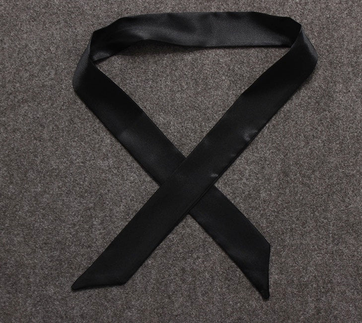 Silk Scarf Purse Hand Bag Accessory 100x5cm tie belt