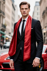 Herren 100% Seidenschal 180x90 N192
