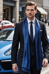 Herren 100% Seidenschal 180x90 N192