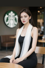 100% Kaschmirschal Sommer extra dünn 185x65 Damen S3