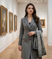 90x90 Seidentuch beige bunt Korean Stil K6