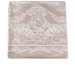 LA FERANI 180x90 Silk Scarf Weiss Beige Business Style Stole Foulard Shawl Wrap N161