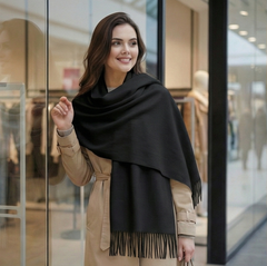 100% Kaschmirschal Damen 200x75 dünn extra geschmeidig elegant seidig S2