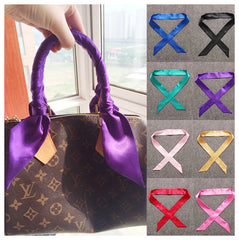 Silk Scarf Purse Hand Bag Accessory 100x5cm tie belt