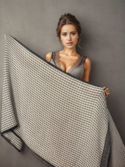 180x90 Wool Viscose soft Scarf Grey Black Business Shawl Stole Wrap Stole Foulard N348